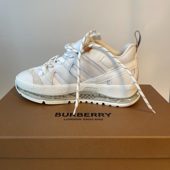 Burberry Women's LF Union sneakers Low top Athletic shoes sneakers, Sz 37 & 40 - Picture 10 of 12